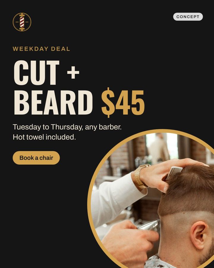 Sharp & Co. Barbers sample post 2