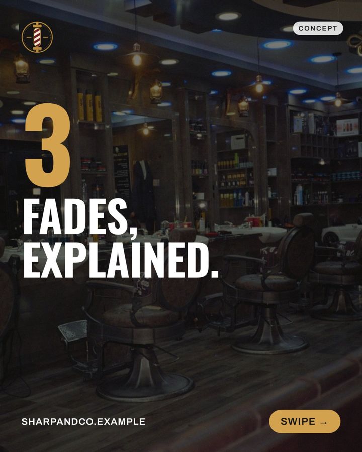 Sharp & Co. Barbers sample post 3